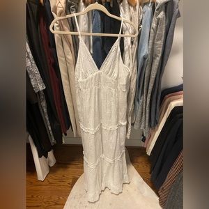 NWOT GOA Paris Handmade Eyelet Dress ORGANIC COTTON